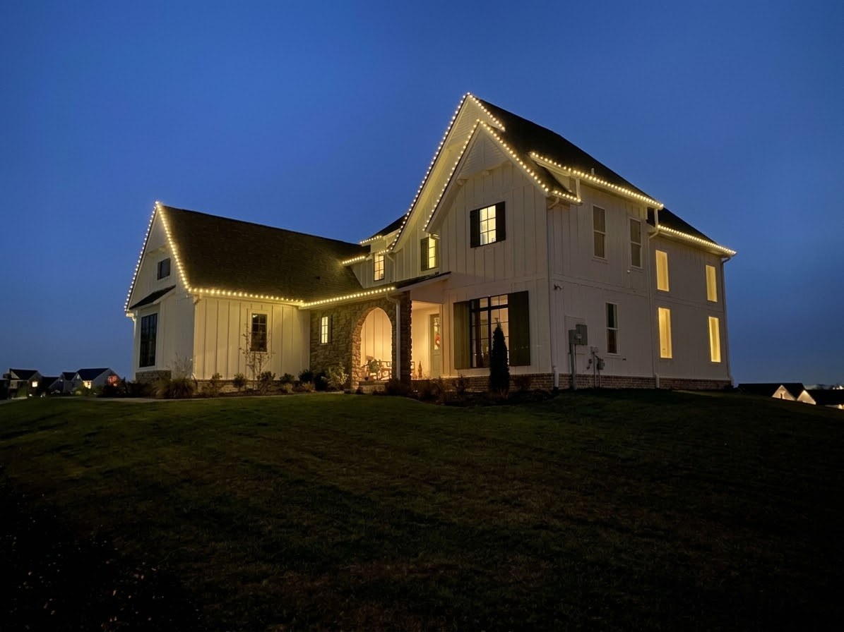 Roofline lighting example